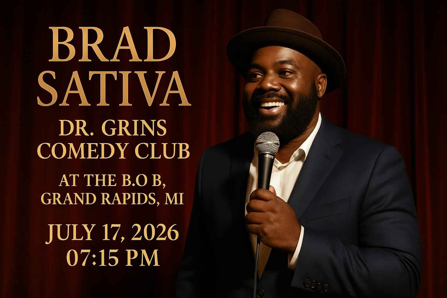 brad-sativa-dr-grins-comedy-club-at-the-b-o-b