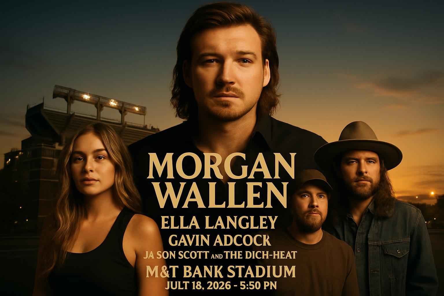 morgan-wallen-ella-langley-gavin-adcock-jason-scott-and-the-high-heat-m-t-bank-stadium