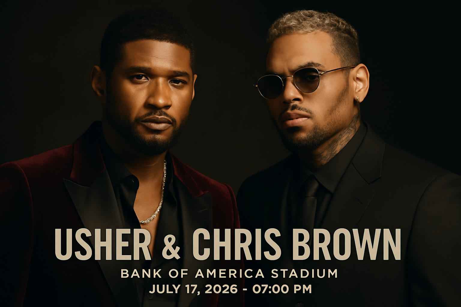 usher-chris-brown-bank-of-america-stadium
