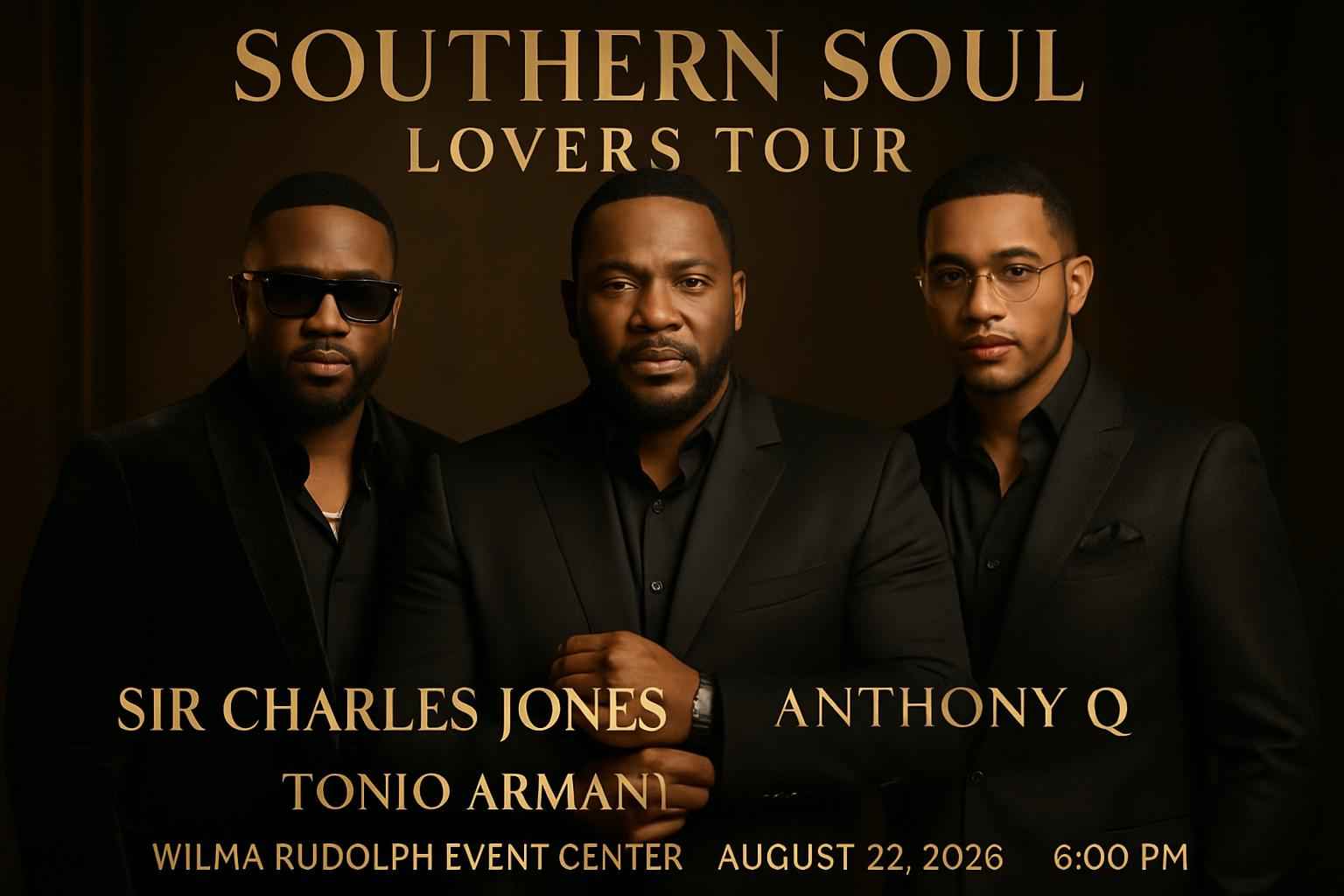 southern-soul-lovers-tour-sir-charles-jones-anthony-q-tonio-armani-wilma-rudolph-event-center