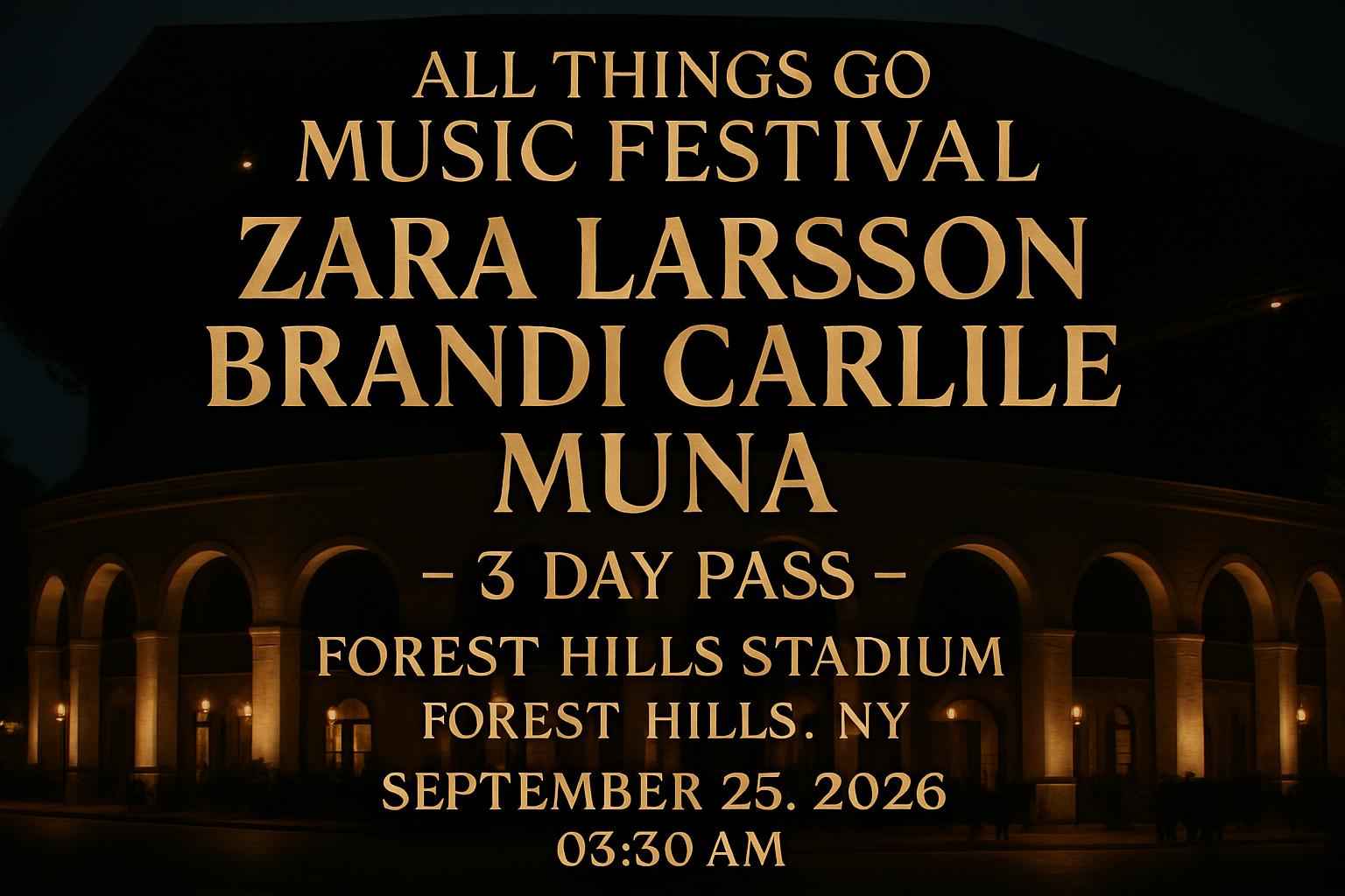 all-things-go-music-festival-zara-larsson-brandi-carlile-muna-3-day-pass-forest-hills-stadium