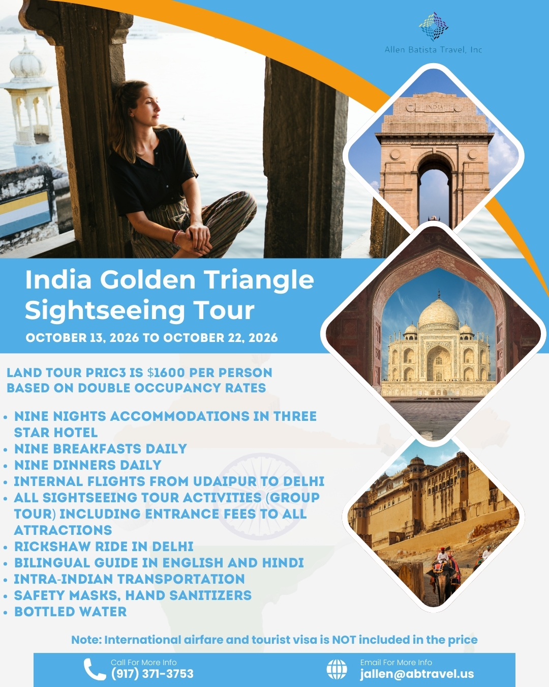 India Golden Triangle Tour Package: 10-Day Tour